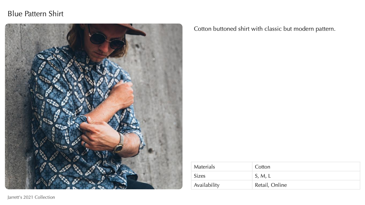 Product catalog